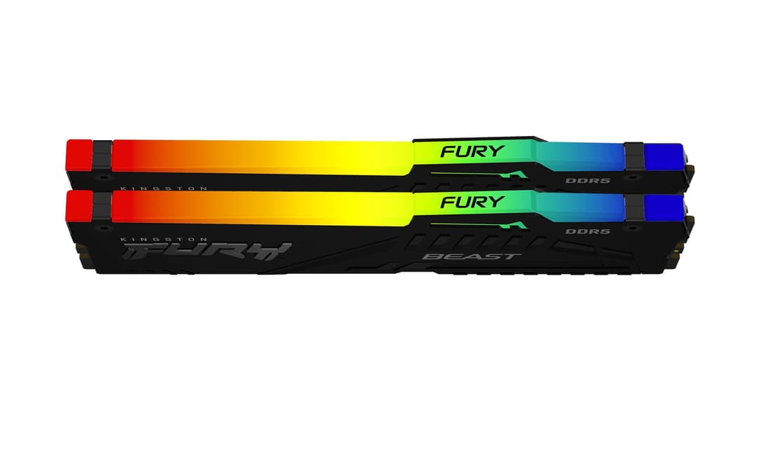 Kingston FURY Beast RGB DDR5 5600MHz CL40 Black Desktop Memory Kit - 32GB (2 x 16GB) - Image 3