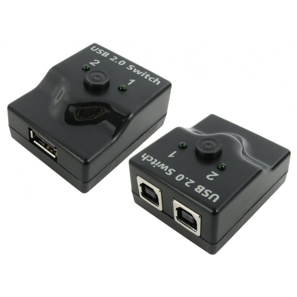NEWlink NLUSB2-200 2-Port USB 2.0 Manual Sharing Switch - Image 1