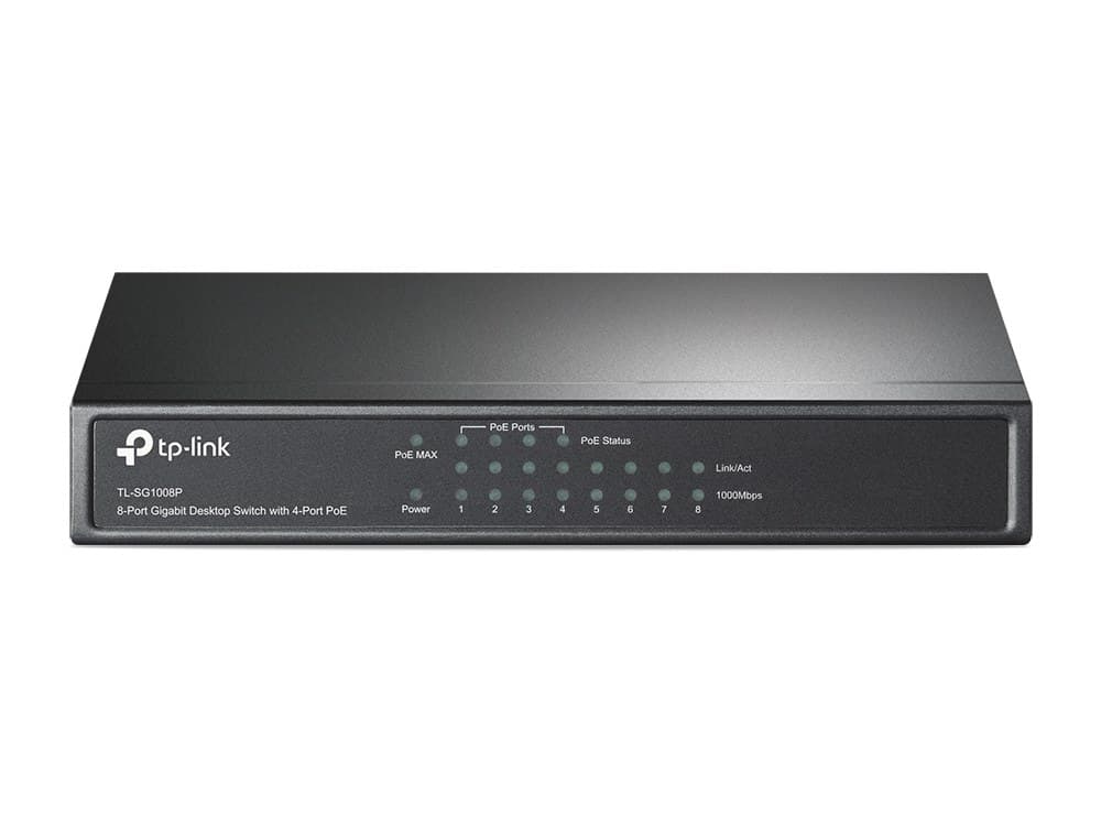 TP-Link 8-Port Gigabit Desktop PoE Switch with 4-Port - Image 1