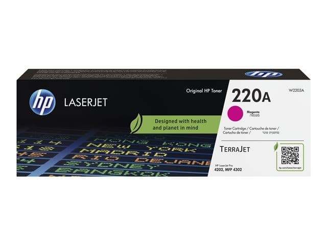 HP 220A Original LaserJet Toner Cartridge (W2203A) - Magenta
