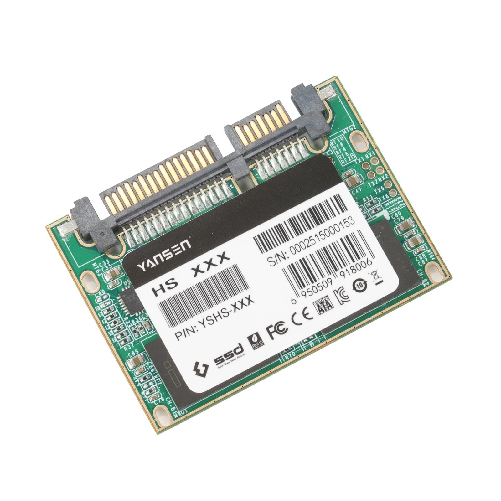 32GB Yansen Half Slim SATA III 6Gbps SSD Solid State Disk
