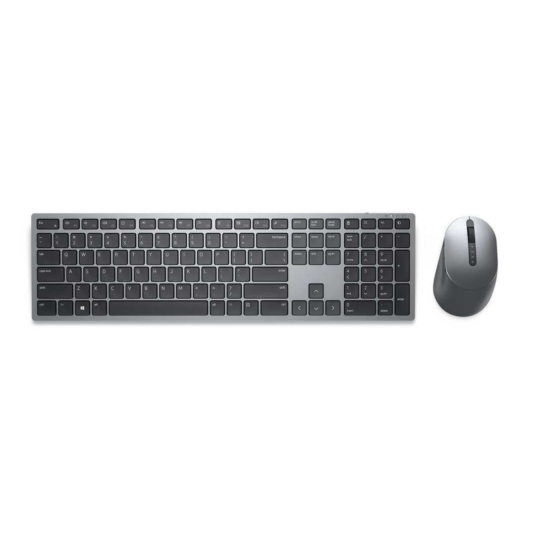 Dell Pro Plus KM7321W Wireless Keyboard and Mouse Set, Titan Grey - German QWERTZ - Image 1