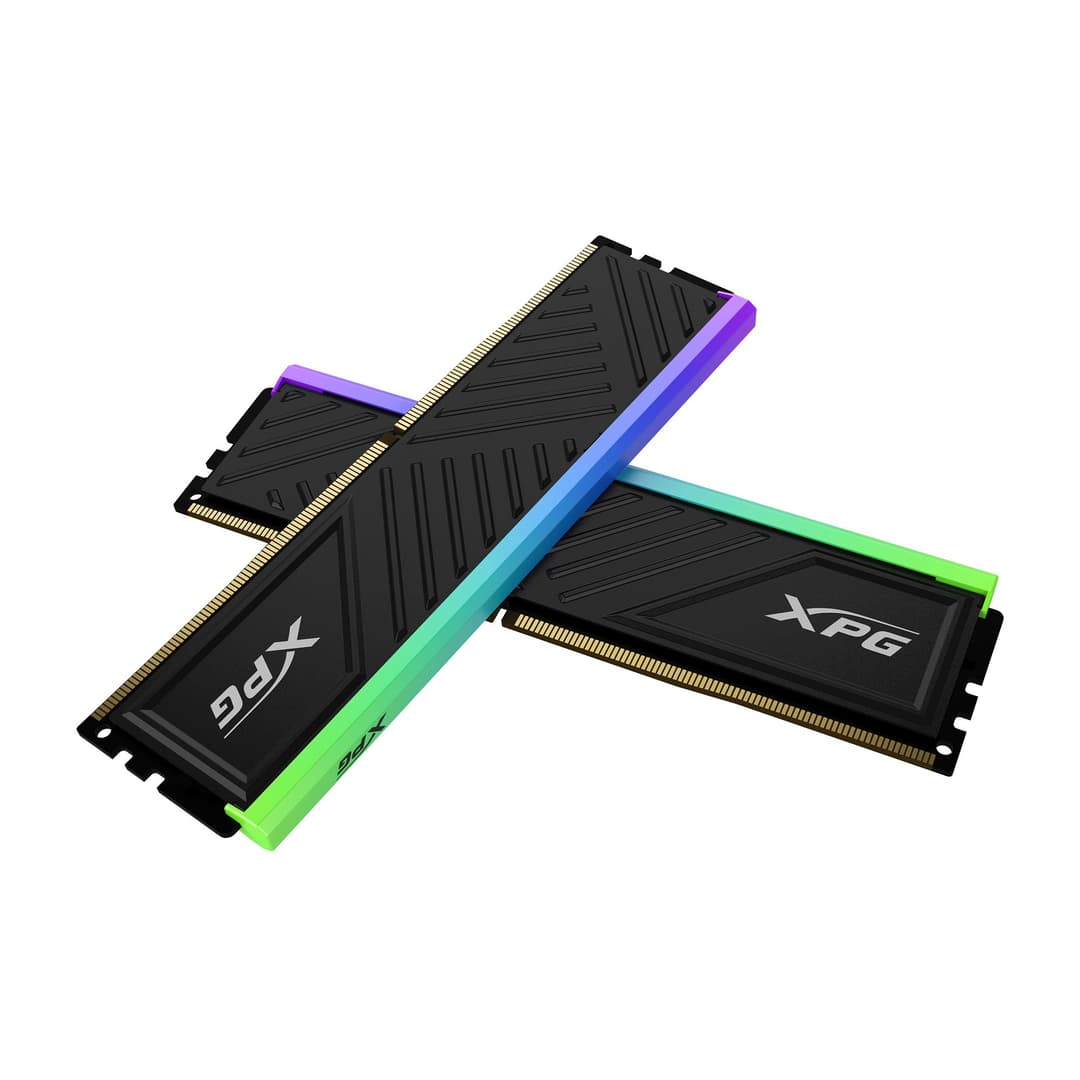 ADATA XPG SPECTRIX D35G RGB DDR4 3200MHz CL16 Black Desktop Memory Kit 16GB (2 x 8GB) - Image 1