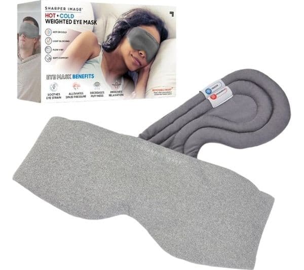 SHARPER IMAGE Weighted Hot and Cold Eye Mask