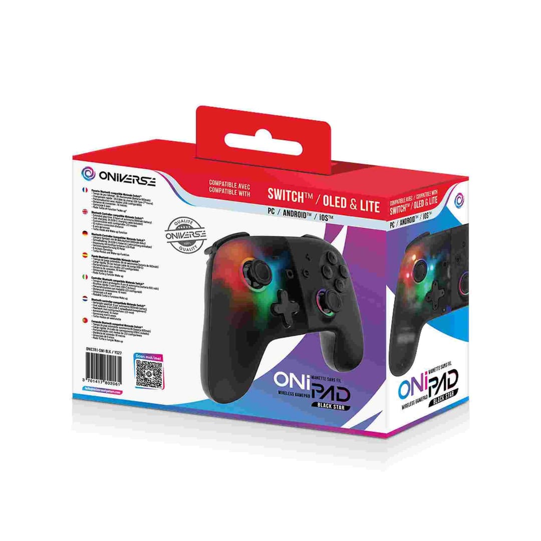 Oniverse Onipad Black Star Bluetooth Controller for Nintendo Switch, PC, Mobile - Image 5