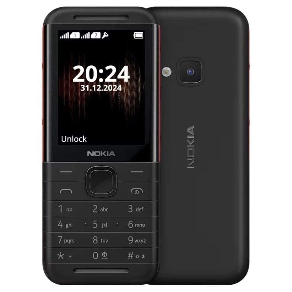Nokia 5310 Dual SIM GSM Mobile Phone 16MB Storage VGA Camer - Black - Image 1