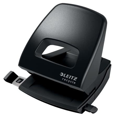 Leitz NeXXt Recycle Hole Punch 30 Sheets - Black - Image 1