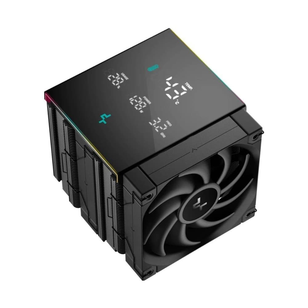 DeepCool AK620 Digital Pro Performance CPU Cooler with Display - Black - Image 2