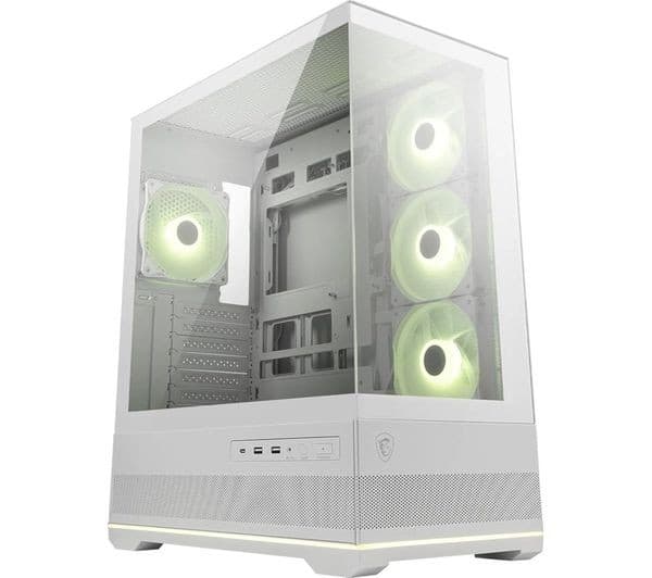 MSI MAG PANO 110R PZ ATX Mid-Tower PC Case - White - Image 2