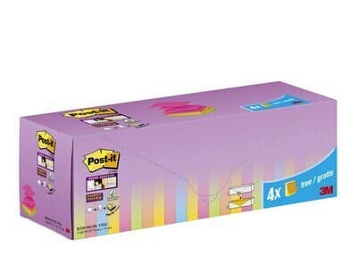 3M Super Sticky Z-Notes note paper Square Yellow 90 sheets Self-adhesive - Image 1
