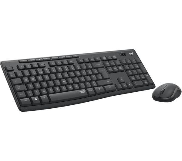 Logitech MK295 Silent Keyboard Mouse Set White