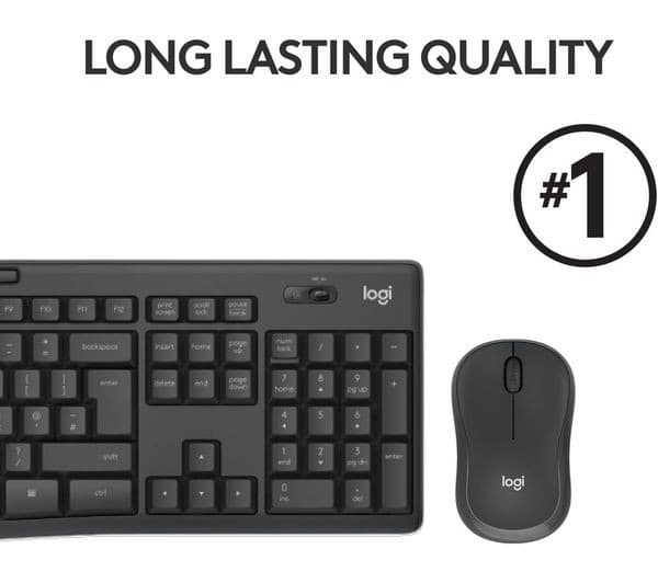 Logitech MK295 Silent Keyboard Mouse Set White - Image 7