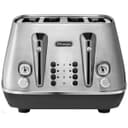De'Longhi Distinta Moments CTI4003.M 4-Slice Toaster - Stainless Steel thumbnail 1