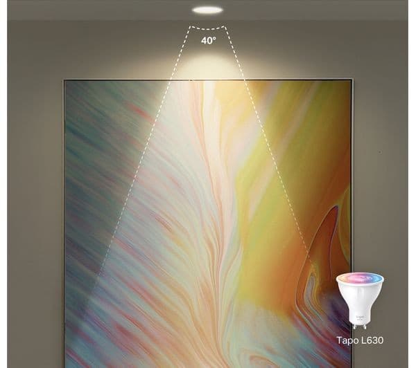 TP-LINK Tapo L630 Smart Spotlight Bulb - Multicolour, GU10 - Image 3