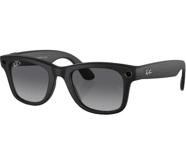 RAY-BAN Meta Wayfarer Glasses RW4006 - Matte Black, Polarized Gradient Graphite
