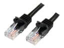 StarTech Cat5e Snagless UTP Patch Cable 0.5m - Black thumbnail 2