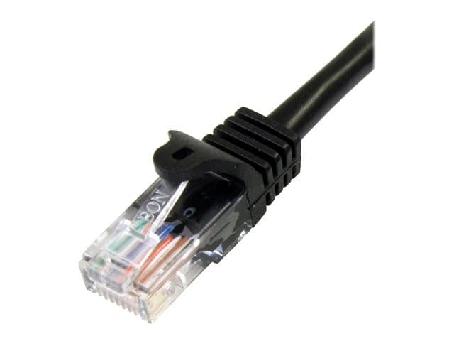 StarTech Cat5e Snagless UTP Patch Cable 0.5m - Black - Image 5