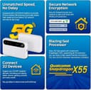 ZTE U50 5G Mobile Wi-Fi Hotspot, Wi-Fi 6, Unlocked, 4500mAh thumbnail 6