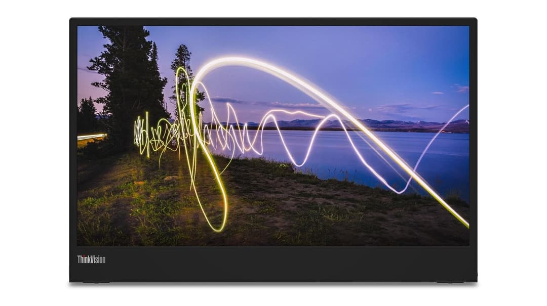 Lenovo ThinkVision M15 15.6-inch Full HD IPS Portable Monitor (62CAUAT1WL) - Raven Black - Image 1