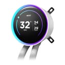 NZXT Kraken Elite V2 420mm ARGB Intel / AMD CPU Liquid Cooler w/ 2.72" LCD - White thumbnail 2