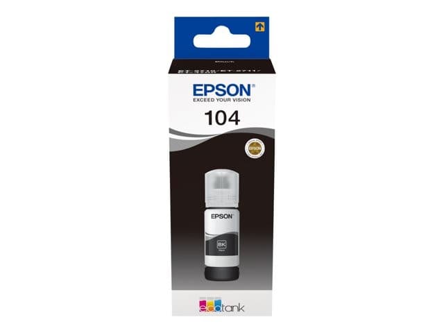 Epson EcoTank 104 Original Ink Bottle 65ml - Black