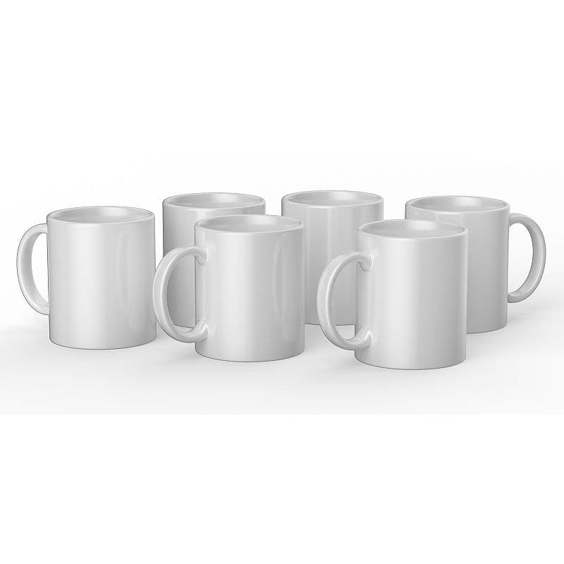 Cricut Ceramic Mug Blanks, White, Pack of 6 - 12 oz - Image 2