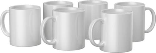 Cricut Ceramic Mug Blanks, White, Pack of 6 - 12 oz - Image 4