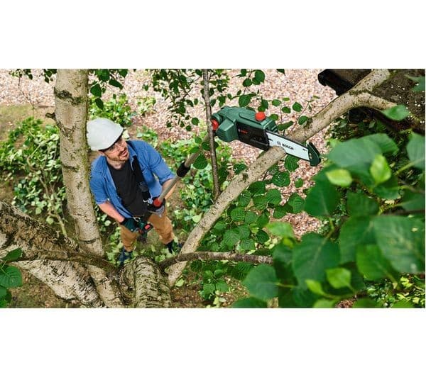 BOSCH UniversalChainPole 18 Cordless Pole Saw - Green - With 1 Battery - Image 2