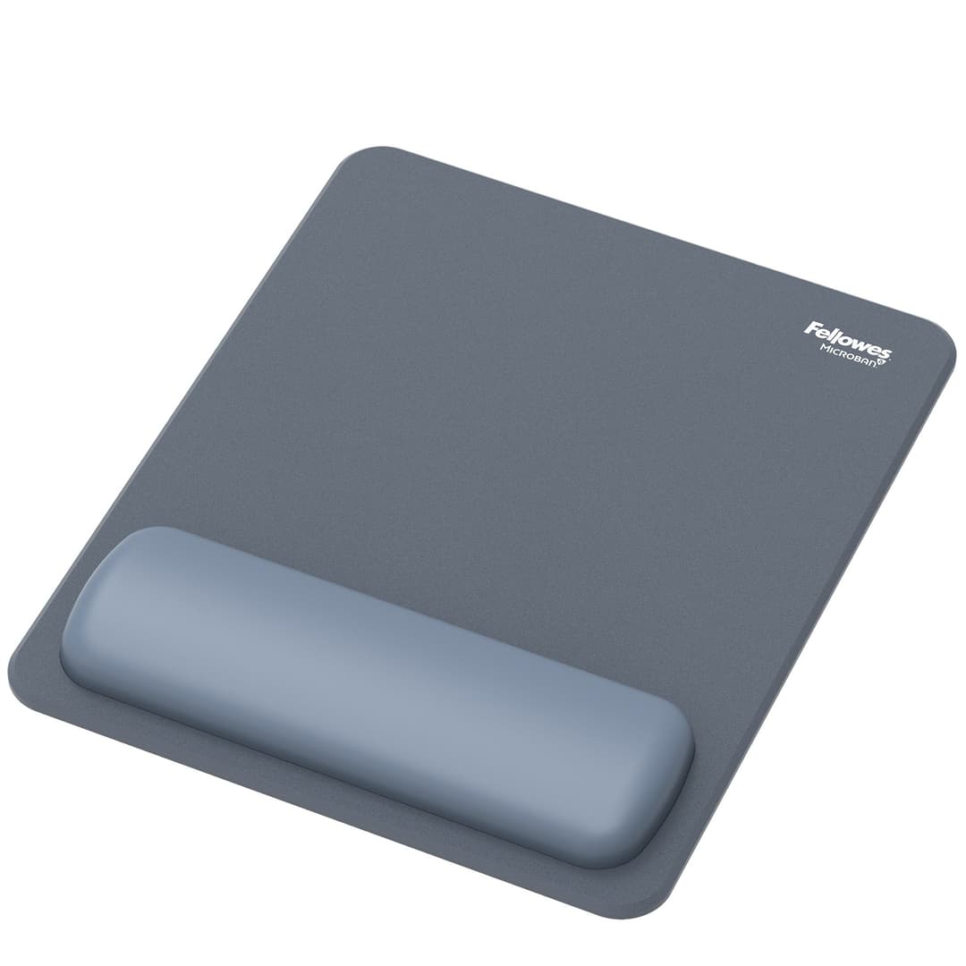 Fellowes Breyta Standard Mouse Mat Wrist Support - Marine - Image 1