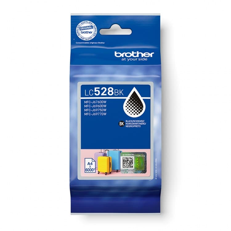 Brother LC528BK Super High Yield Black Ink Cartridge - Image 1