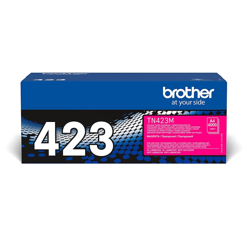 Brother TN-423 High Yield Toner Cartridge - Magenta - Image 1