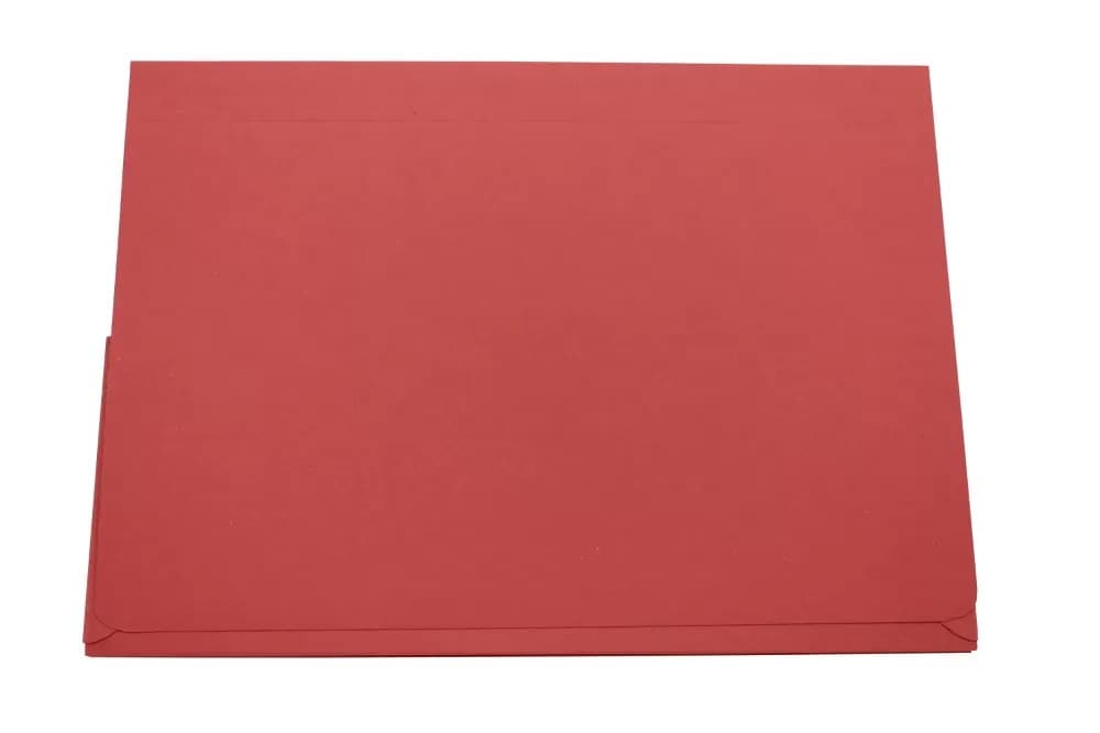 Exacompta Guildhall 50PK 14x10 Document Wallet 315gsm Red - Image 1
