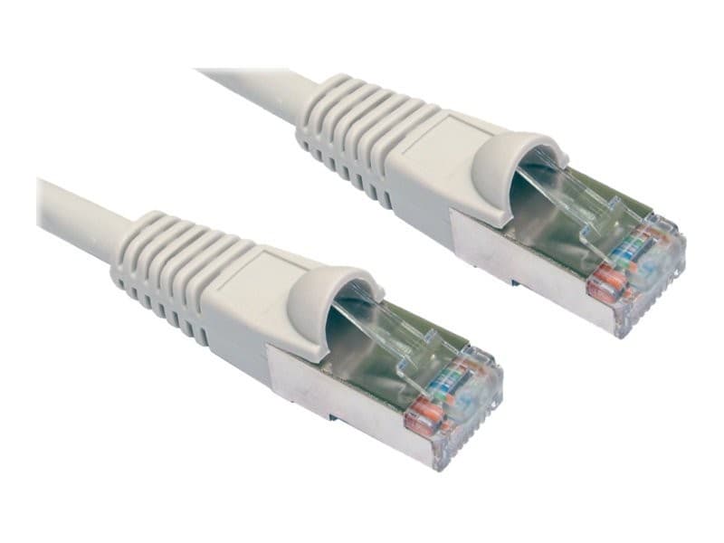 Cables Direct 50cm Cat5e F/UTP (FTP) Shielded Patch Cable - Grey