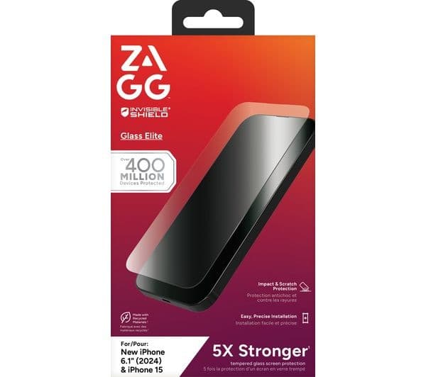 InvisibleShield Glass Elite iPhone 16 Protector - Image 1