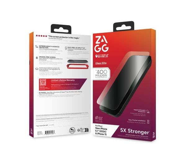 InvisibleShield Glass Elite iPhone 16 Protector - Image 2