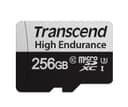 Transcend High Endurance 350V microSDXC UHS-I U3 Class 10 Memory Card with SD Adapter 256GB thumbnail 1