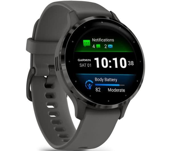 Garmin Venu 3S Smartwatch 41mm - Slate & Pebble Grey