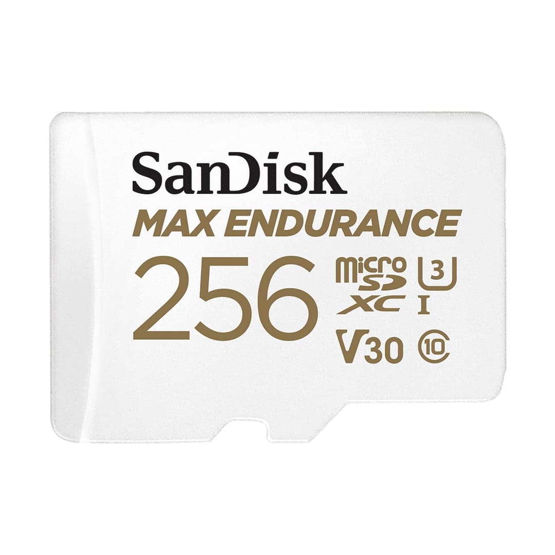 SanDisk Max Endurance microSD UHS-I U3 V30 Memory Card with SD Adapter - 256GB - Image 1
