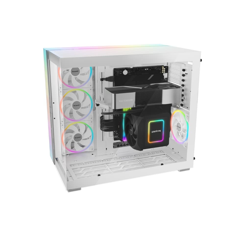 be quiet! Light Base 900 FX ARGB Tempered Glass E-ATX Full Tower PC Case - White - Image 3