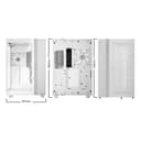 be quiet! Light Base 900 FX ARGB Tempered Glass E-ATX Full Tower PC Case - White thumbnail 4