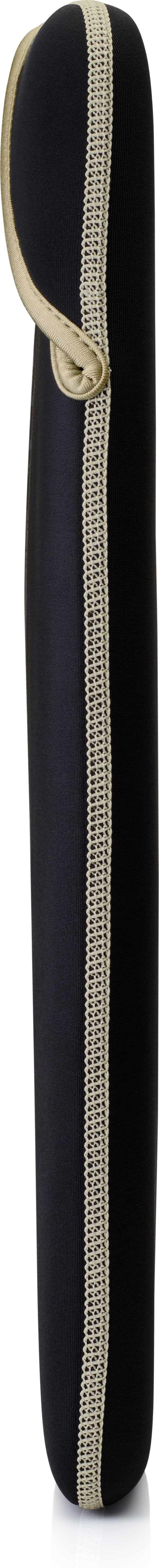HP Reversible Protective Laptop Sleeve 15.6" - Black/Gold - Image 4