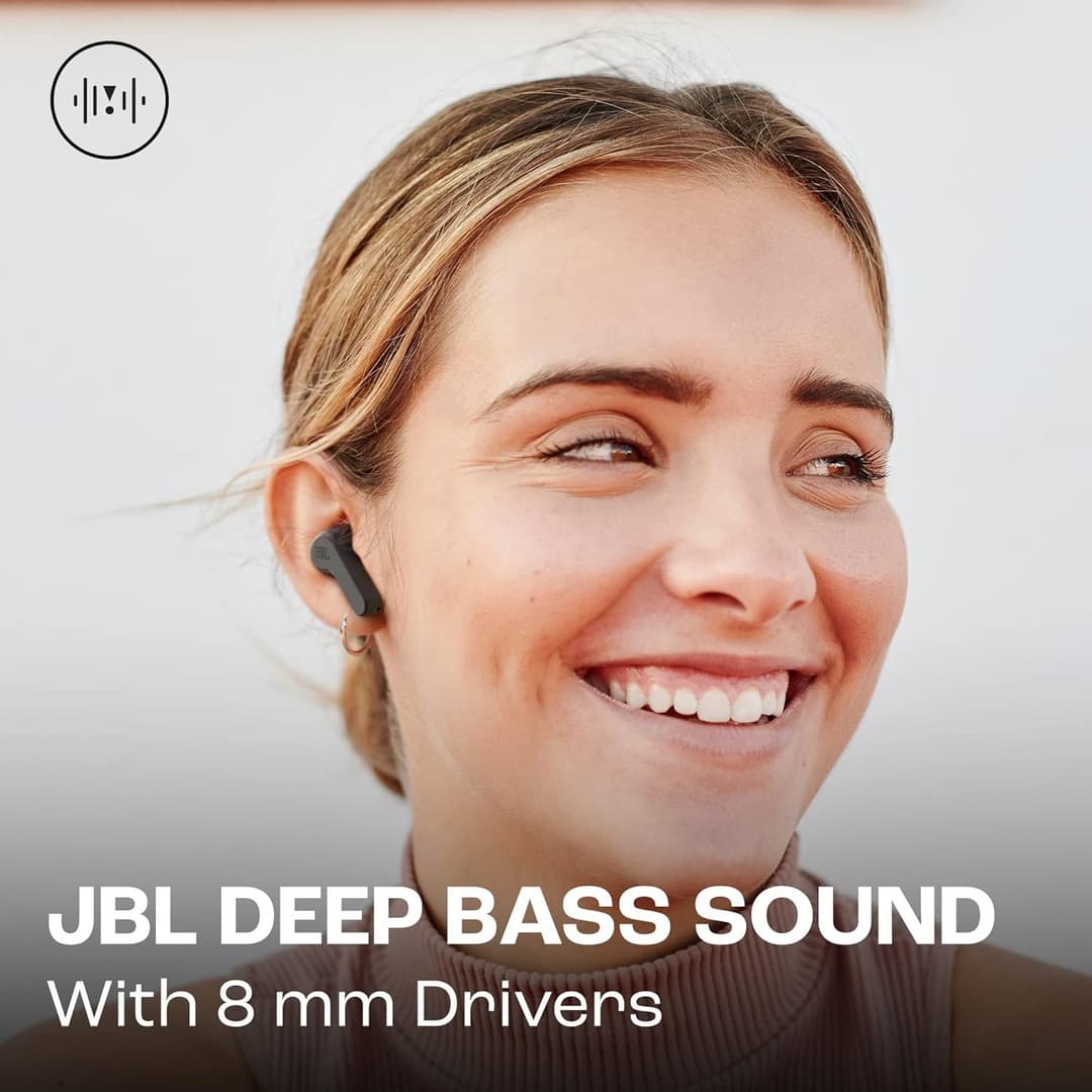 JBL Wave Beam Wireless Earbuds - Black - Image 7