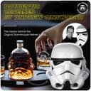 Original Stormtrooper 3D Helmet Decanter Set - 750ml Decanter with 2 Whiskey Glasses thumbnail 3