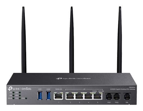 TP-Link Omada AX3000 wireless router Gigabit Ethernet Dual-band (2.4 GHz / 5 GHz) Black - Image 1