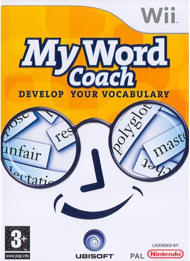 My Word Coach (Wii) Vocabulary Building Educational Game - Yellow
