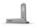 Lindy USB-C Port Blocker Kit (4x Locks + 1x Key) - White thumbnail 1