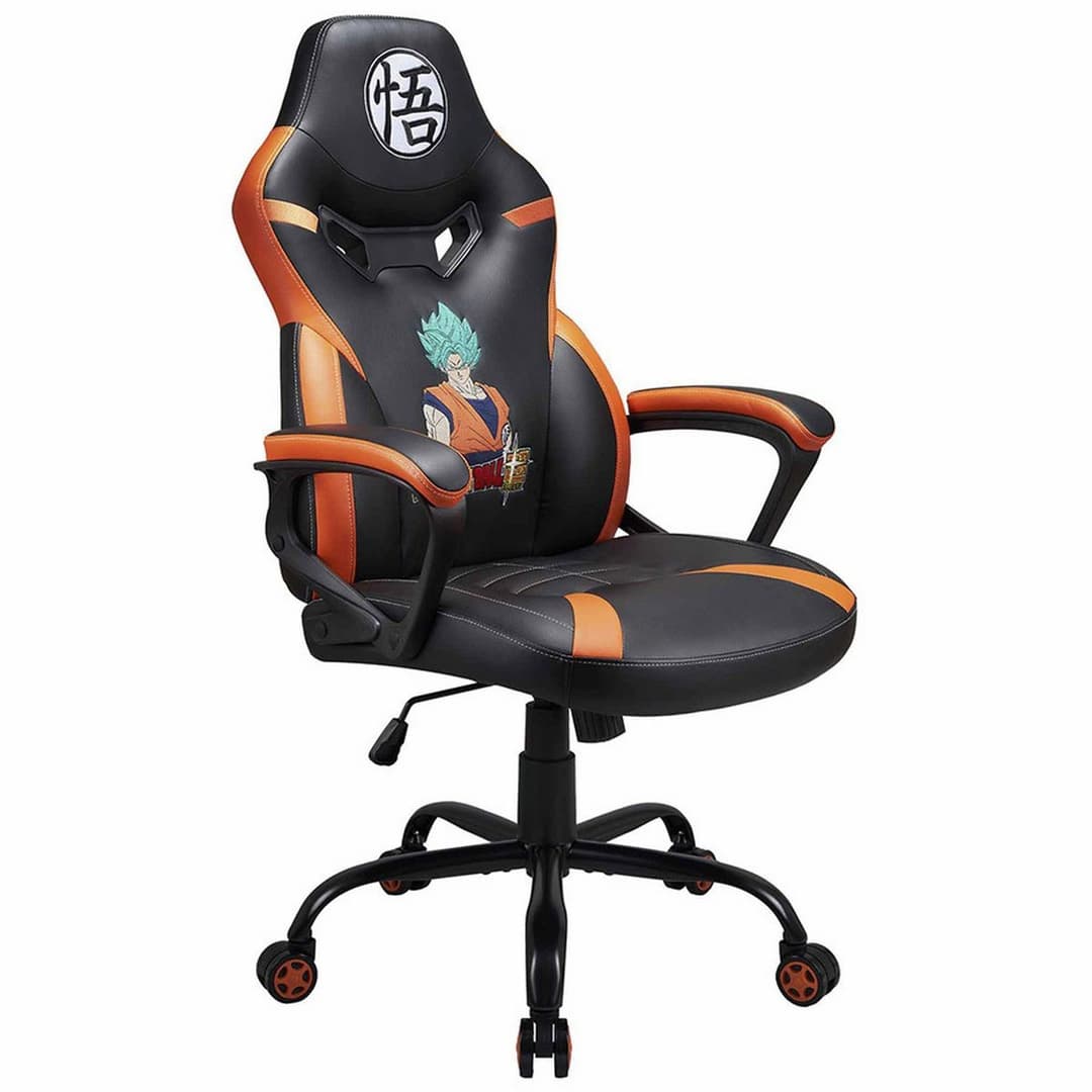 Subsonic Dragon Ball Z Junior Gaming Chair - Black and Orange - Image 1