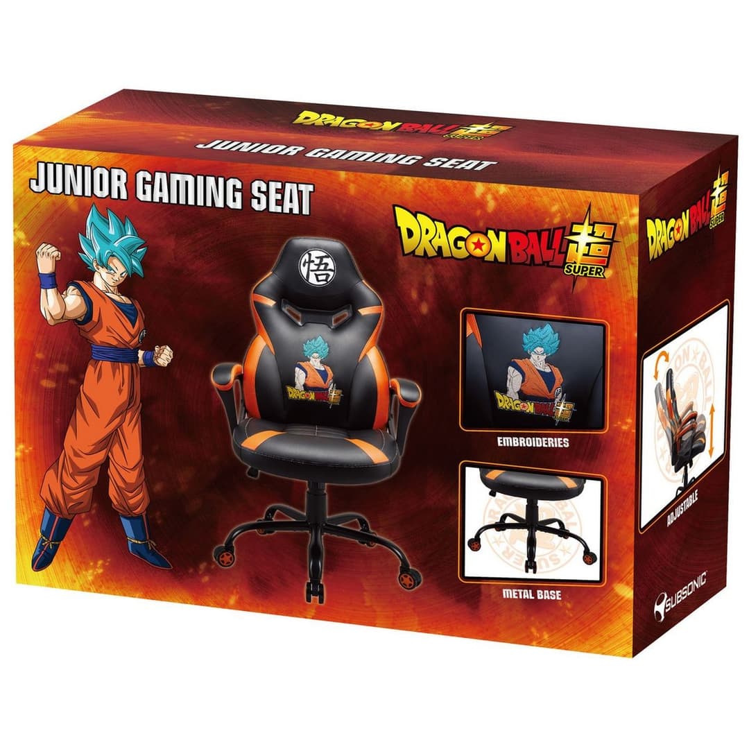 Subsonic Dragon Ball Z Junior Gaming Chair - Black and Orange - Image 10