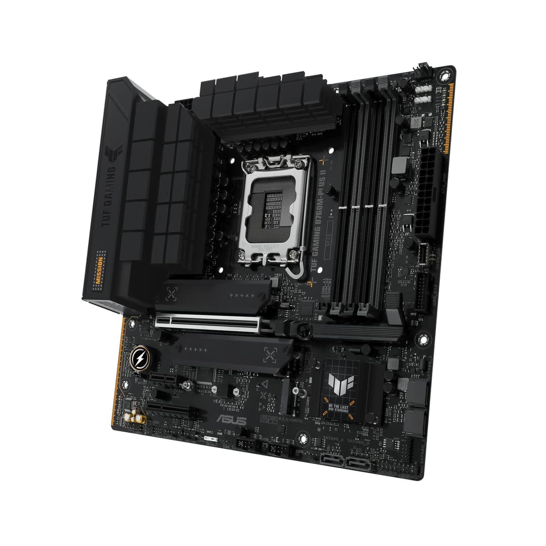 ASUS TUF GAMING B760M-PLUS II Intel B760 LGA 1700 DDR5 Micro-ATX Motherboard - Wired - Image 3