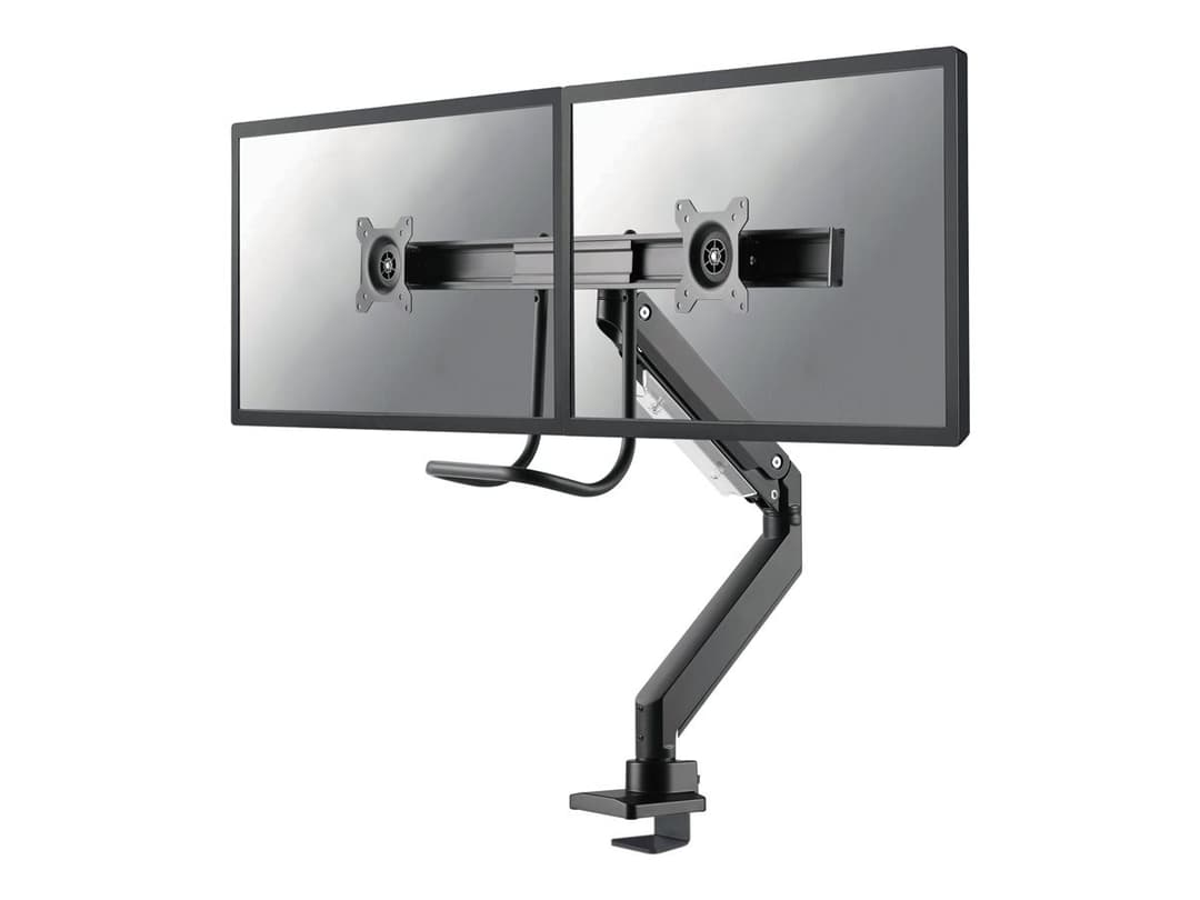 Neomounts NM-D775DX Dual Monitor Arm 10-32" Gas Spring Desk Mount - Black - Image 1